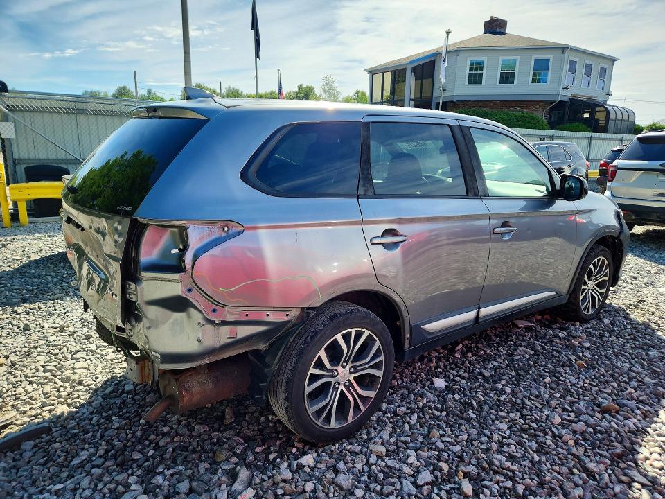 2018 Mitsubishi Outlander VIN JA4AZ3A37JZ057176 COPART salvage auction — REAR END, Ma - Cert Of Title-Salvage, sold $3,050 on 2026-07-06 (photo 3)