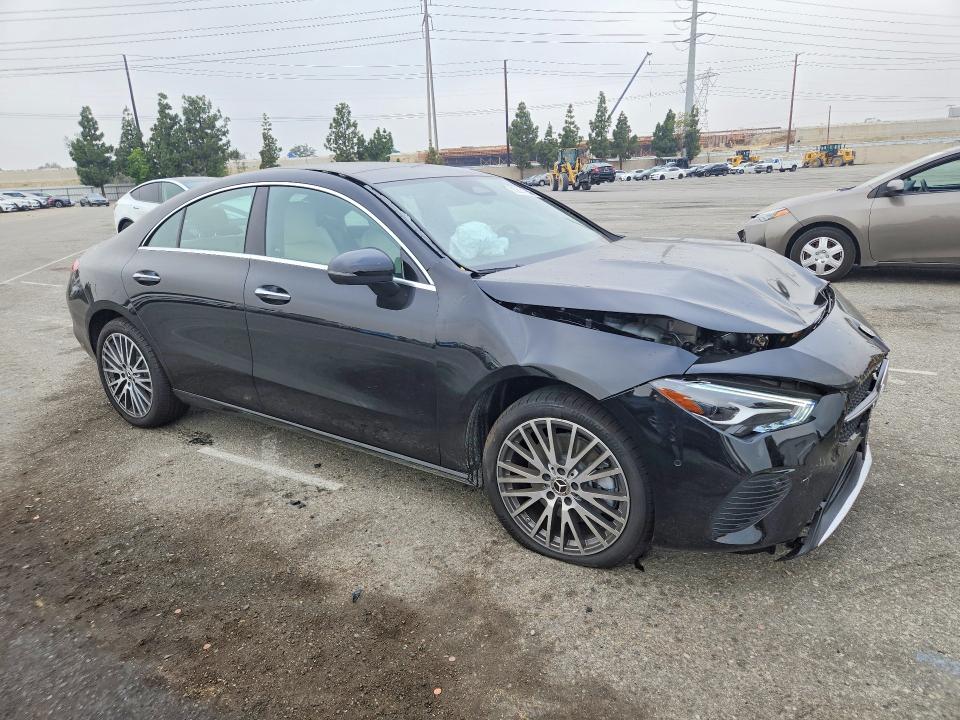 2026 Mercedes-benz Cla-klasse VIN W1K5J4GB3TN610036 COPART salvage auction — FRONT END, CA - SALVAGE CERTIFICATE, sold $2,750 on 2026-07-30 (photo 4)