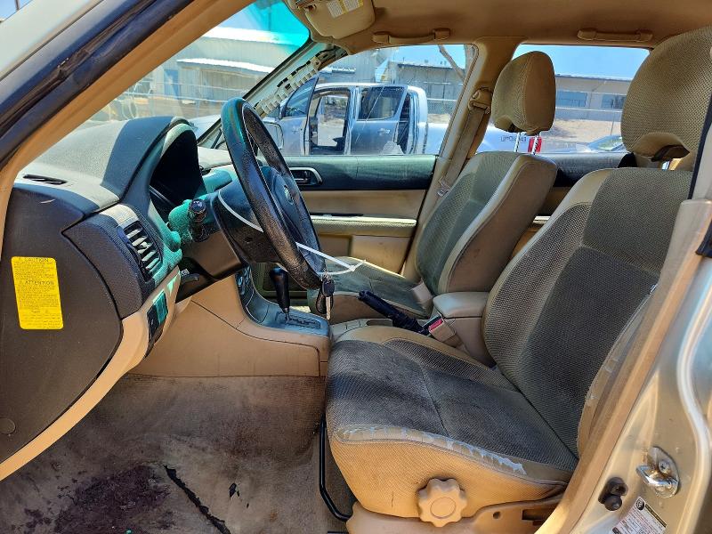 2005 Subaru Forester VIN JF1SG63655H742805 COPART salvage auction — FRONT END, Nm - Cert Of Title-Salvage, sold $325 on 2026-07-13 (photo 7)