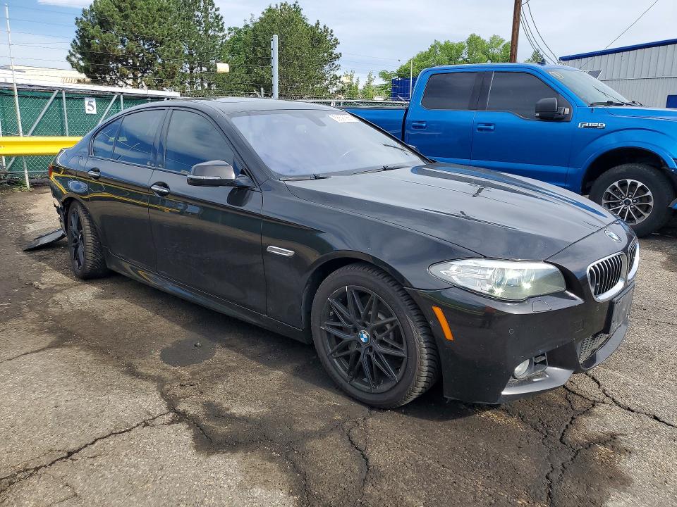 2014 BMW 5er VIN WBA5B3C51ED536316 COPART salvage auction — REAR END, CO - PUBLIC - SALVAGE TITLE, sold $4,600 on 2026-07-02 (photo 4)
