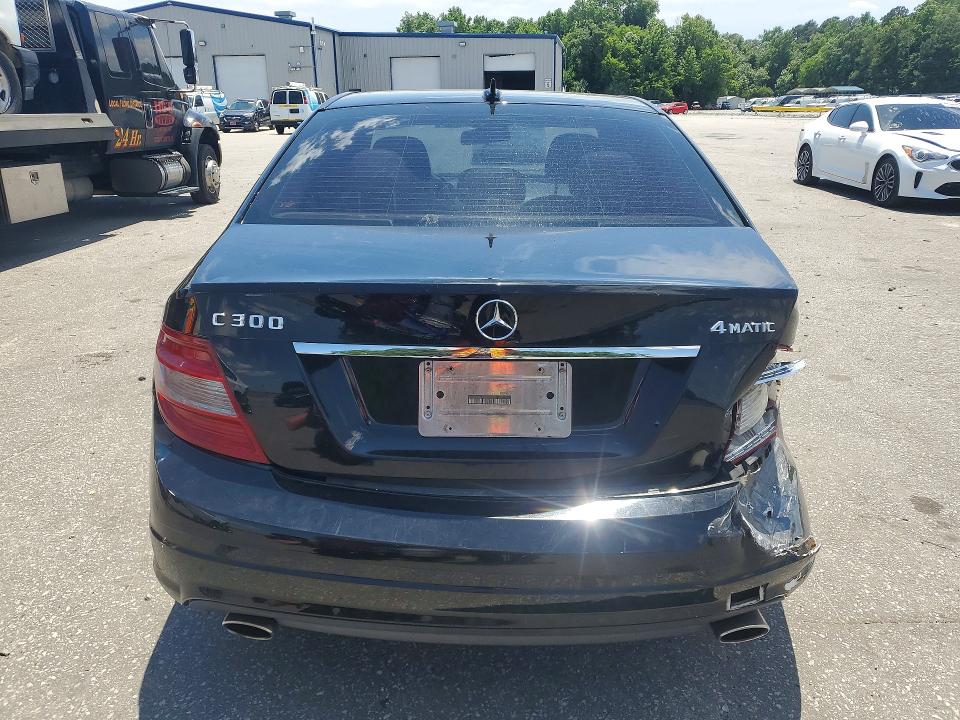 2010 Mercedes-benz C-klasse VIN WDDGF8BB7AR126885 COPART salvage auction — REAR END, NC - SALVAGE CERTIFICATE OF TITLE, sold $250 on 2026-07-28 (photo 6)