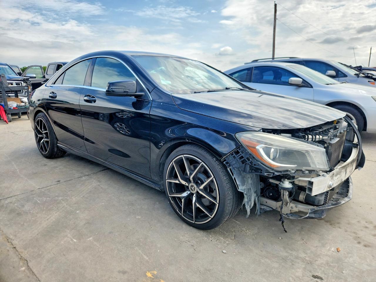 2015 Mercedes-Benz CLA-Class VIN WDDSJ4EB4FN171097 COPART salvage auction — Front End, TX - CERTIFICATE OF TITLE (P), sold $3,800 on 2026-07-08 (photo 4)