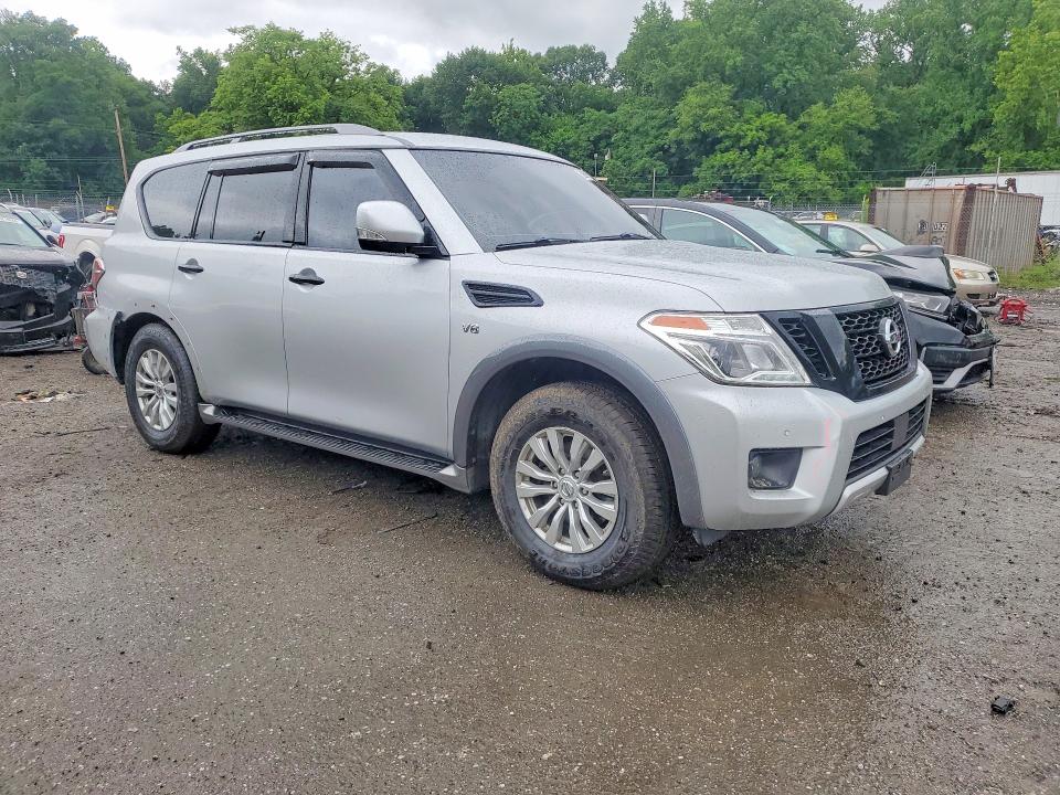 2017 Nissan Armada VIN JN8AY2ND4H9006254 COPART salvage auction — REAR END, Md - Cert Of Salvage > 75% Damage, sold $125 on 2026-07-28 (photo 4)