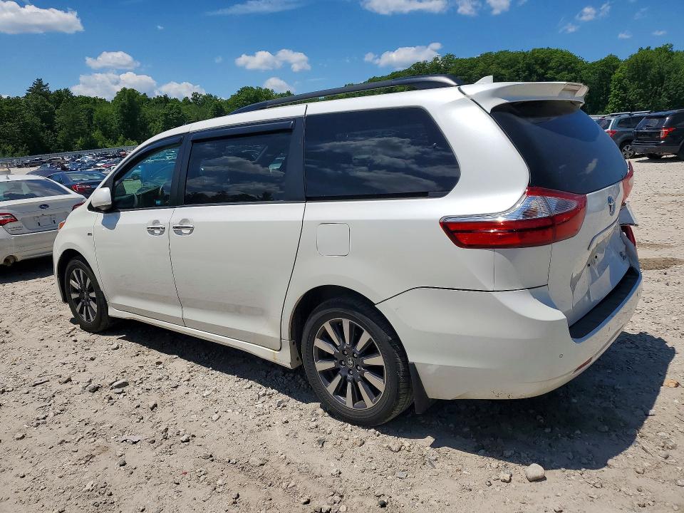 2018 Toyota Sienna VIN 5TDDZ3DC5JS188641 COPART salvage auction — REAR END, Ma - Cert Of Title-Salvage, sold $6,600 on 2026-07-08 (photo 2)