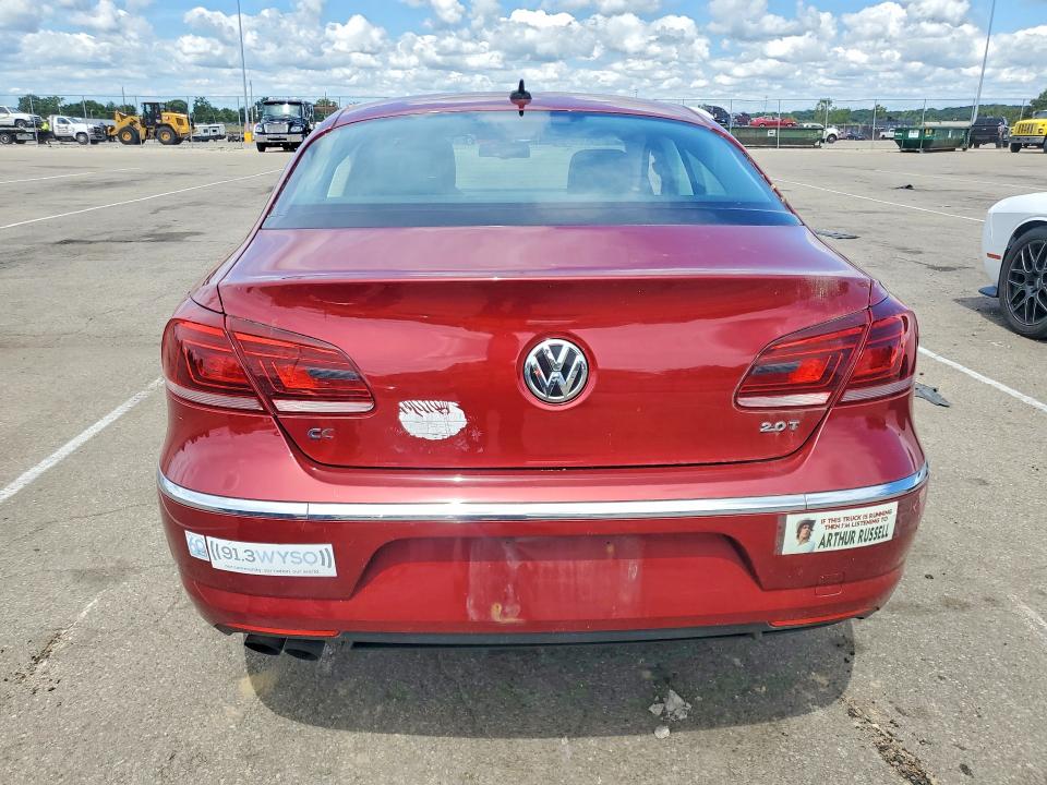 2015 Volkswagen Cc VIN WVWBP7AN7FE800958 COPART salvage auction — MECHANICAL, Oh - Certificate Of Title, sold $325 on 2026-07-10 (photo 6)