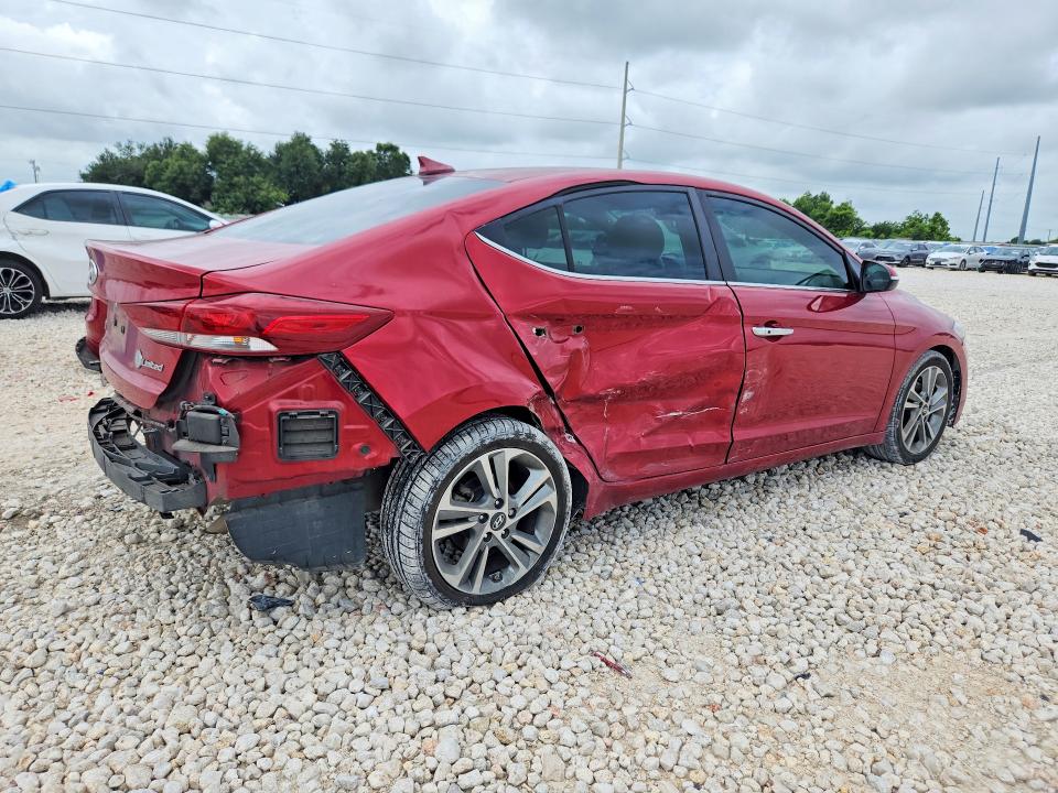 2017 Hyundai VIN KMHD84LF6HU333143 COPART salvage auction — REAR END, Tx - Salvage Vehicle Title, sold $90 on 2026-07-23 (photo 3)