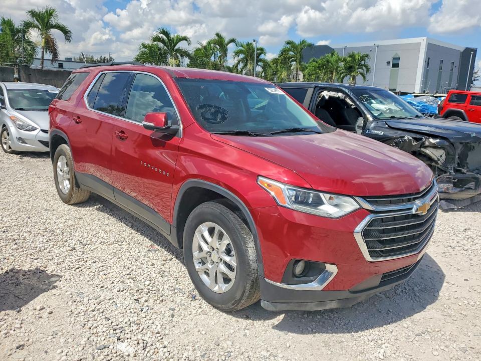 2021 Chevrolet Traverse VIN 1GNERGKW0MJ189634 COPART salvage auction — WATER/FLOOD, Fl - Certificate Of Destruction, sold $5,700 on 2026-07-09 (photo 4)