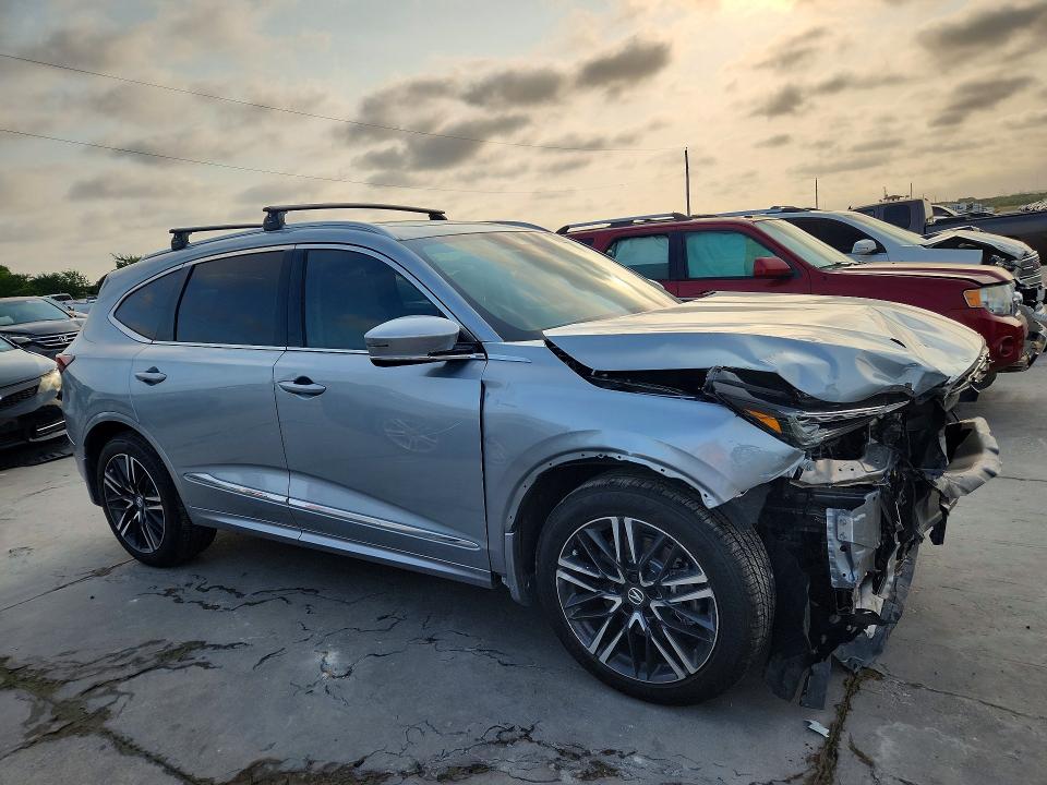2026 Acura Mdx VIN 5J8YE1H89TL012169 COPART salvage auction — FRONT END, Tx - Salvage Vehicle Title, sold $22,700 on 2026-07-27 (photo 4)