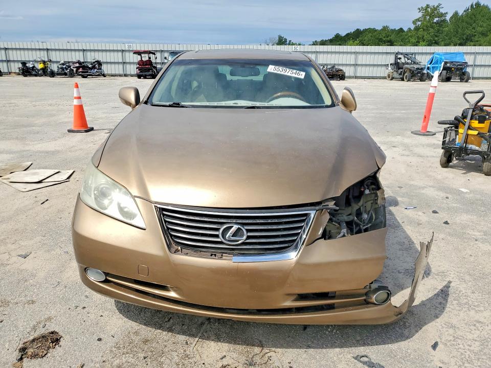 2007 Lexus ES VIN JTHBJ46G372030091 COPART salvage auction — FRONT END, Sc - Cert Of Title-Salvage, sold $850 on 2026-07-06 (photo 5)