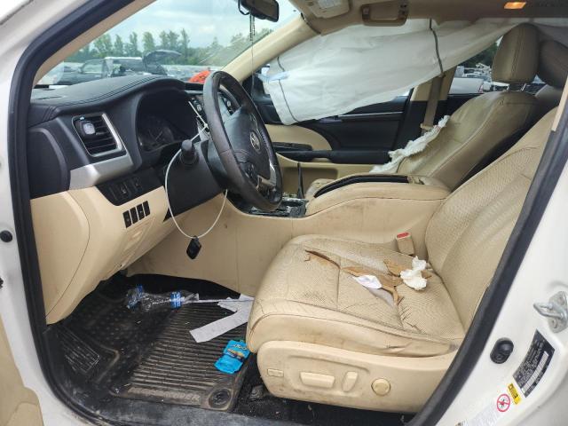 2014 Toyota Highlander VIN 5TDYKRFH1ES033852 COPART salvage auction — FRONT END, Nc - Salvage Certificate Of Title, sold $1,500 on 2026-07-28 (photo 7)