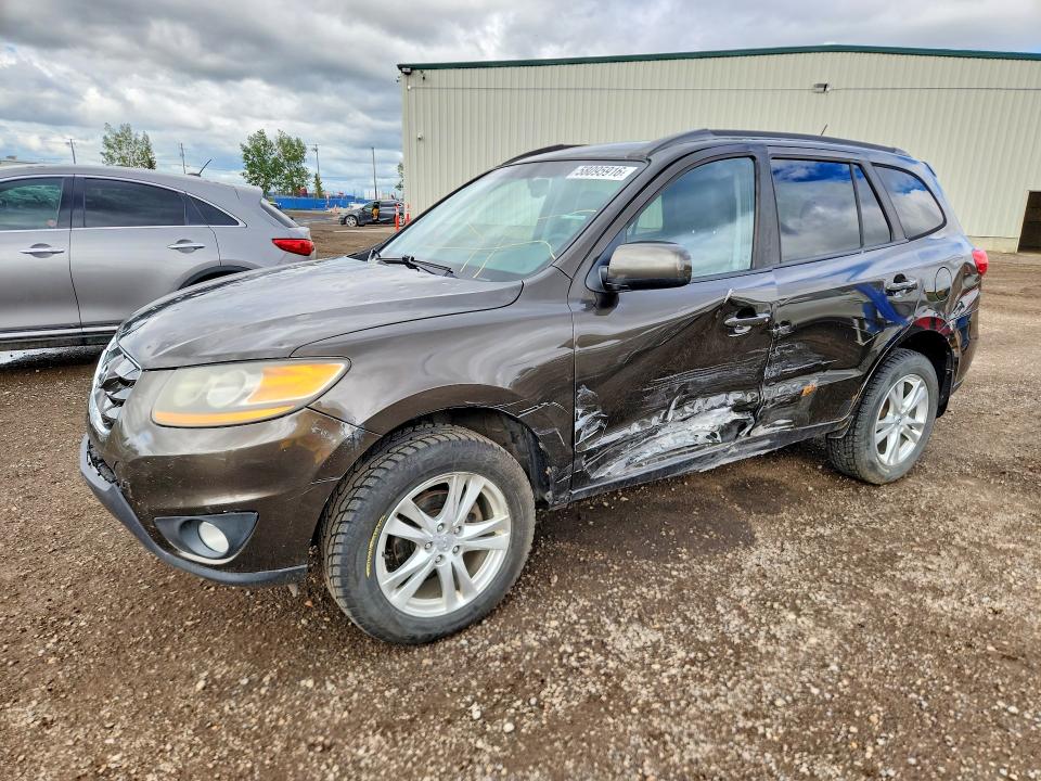2011 Hyundai Santa fe VIN 5XYZGDAG3BG061801 COPART salvage auction — SIDE, Ab - Bos - Salvage, sold $375 on 2026-07-07 (photo 1)