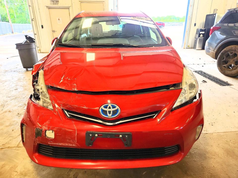 2014 Toyota Prius v VIN JTDZN3EU3EJ014255 COPART salvage auction — FRONT END, Mn - Cert Of Title-Prior Salvage, sold $1,300 on 2026-07-16 (photo 5)