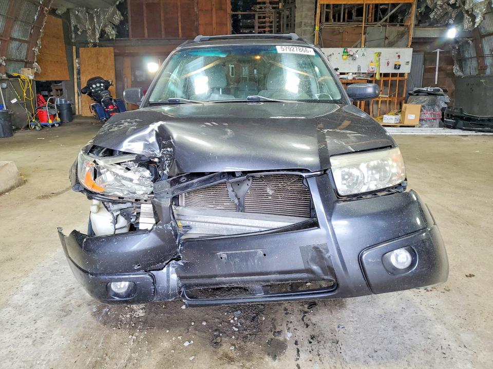 2008 Subaru Forester VIN JF1SG63628H716070 COPART salvage auction — FRONT END, NY - MV-907A SALVAGE CERTIFICATE, sold $425 on 2026-07-13 (photo 5)