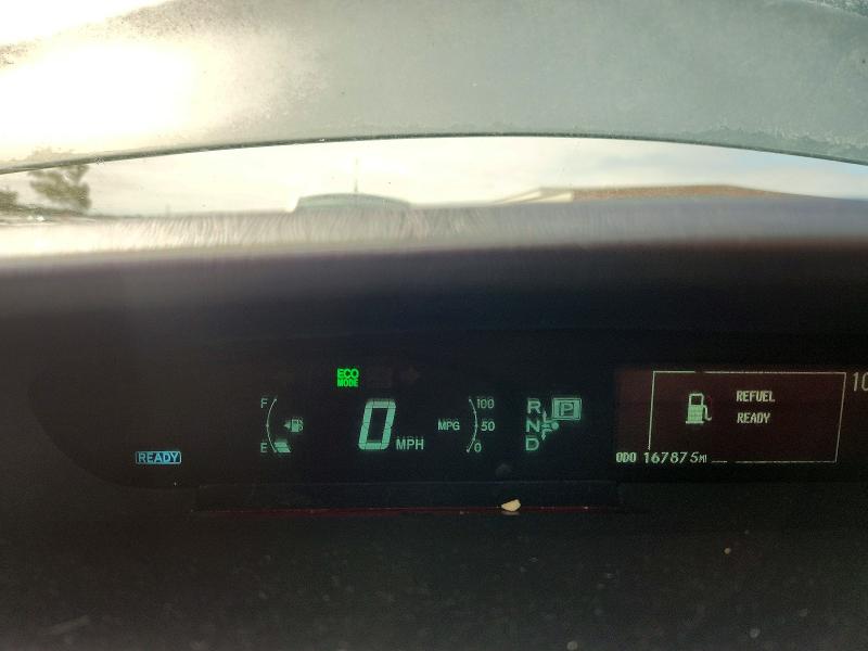 2012 Toyota Prius VIN JTDKN3DP1C3024460 COPART salvage auction — VANDALISM, Ca - Salvage Certificate, sold $4,750 on 2026-07-16 (photo 9)