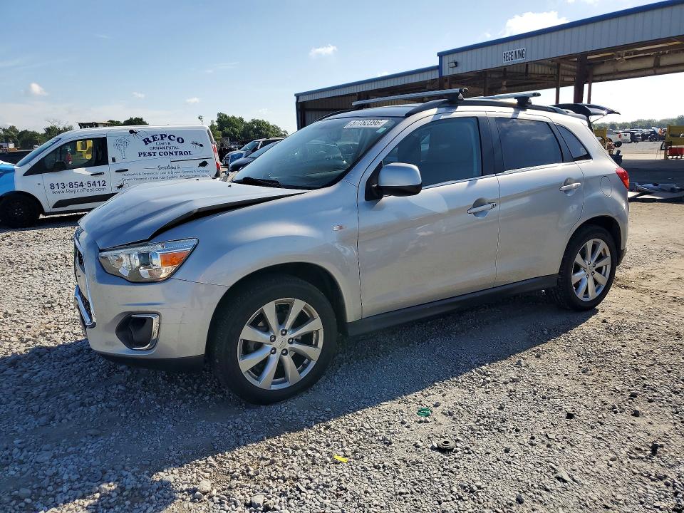 2013 Mitsubishi Outlander VIN 4A4AP4AU2DE002097 COPART salvage auction — FRONT END, Fl - Cert Of Title Slvg Rebuildable, sold $1,350 on 2026-07-10 (photo 1)