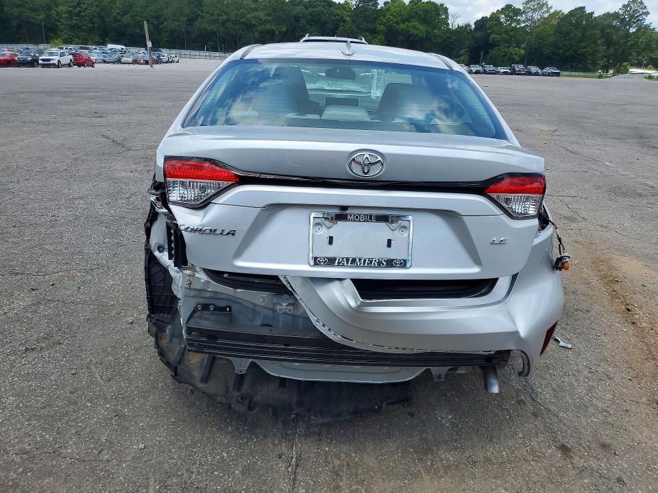 2020 Toyota Corolla VIN 5YFEPRAE9LP045268 COPART salvage auction — REAR END, AL - CERT OF TITLE-SALVAGE TITLE, sold $350 on 2026-07-27 (photo 6)