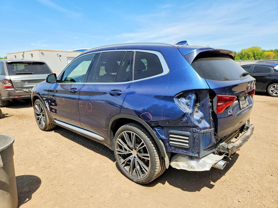 2018 BMW VIN 5UXTR9C52JLC78222 COPART salvage auction — REAR END, On - Permit No Brand - Unfit, sold $12,100 on 2026-07-09 (photo 2)