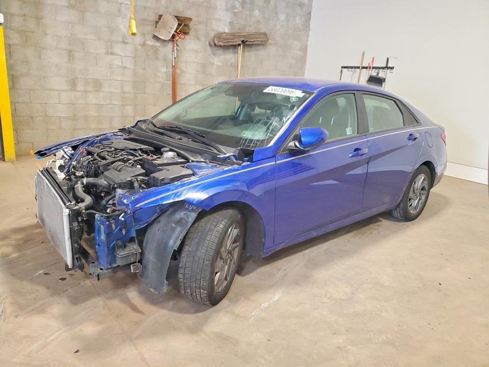 2024 Hyundai Elantra VIN KMHLM4DG2RU813759 COPART salvage auction — FRONT END, Pa - Certificate Of Salvage, sold $4,300 on 2026-07-29 (photo 1)