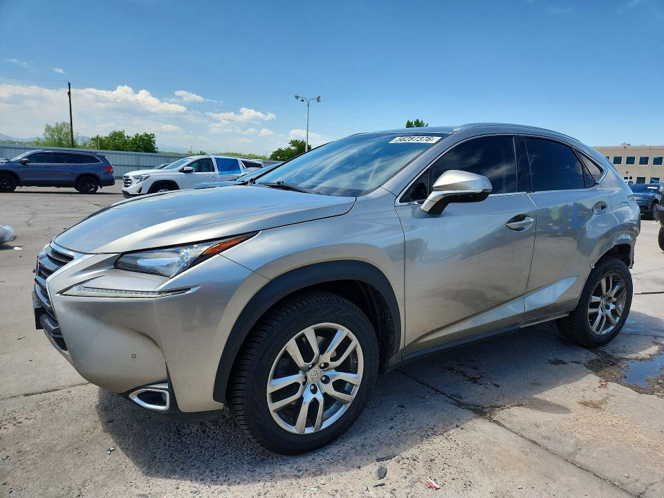 2015 Lexus Nx VIN JTJBARBZ2F2015020 COPART salvage auction — REAR END, Co - Public - Salvage Title, sold $275 on 2026-07-29 (photo 1)