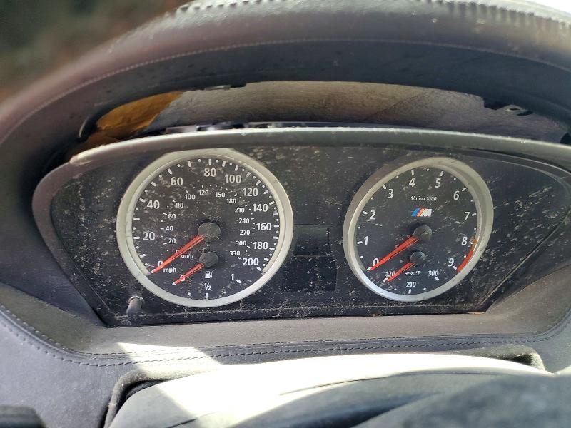 2006 BMW M6 VIN WBSEH93476B797547 COPART salvage auction — ALL OVER, Nj - Cert Of Title-Salvage, sold $350 on 2026-07-28 (photo 9)