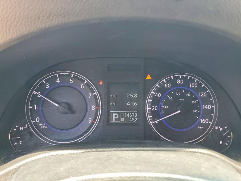 2015 Infiniti VIN JN1CV6AR5FM651353 COPART salvage auction — FRONT END, UT - SALVAGE CERTIFICATE, sold $1,700 on 2026-07-31 (photo 9)