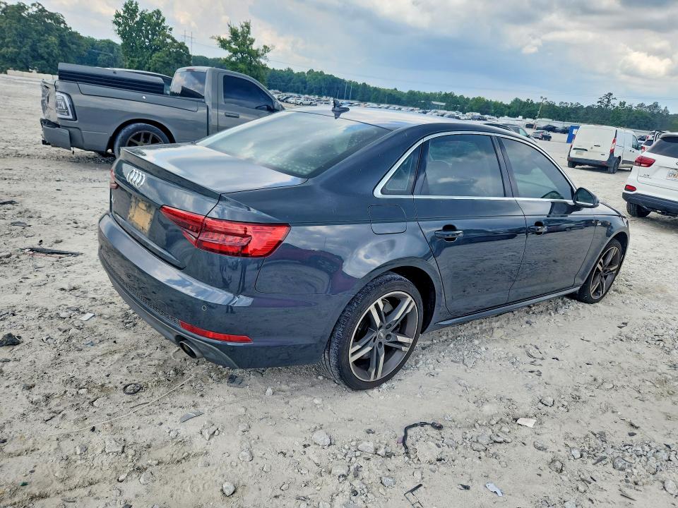 2017 Audi A4 VIN WAULNAF44HN014574 COPART salvage auction — FRONT END, Ga - Cert Of Title-Salvage, sold $4,450 on 2026-07-27 (photo 3)