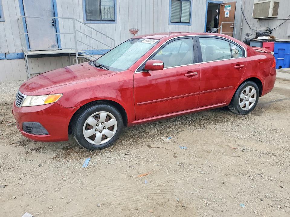2009 Kia Optima VIN KNAGE228195354007 COPART salvage auction — MINOR DENT/SCRATCHES, CA - SALVAGE CERTIFICATE, sold $600 on 2026-07-02 (photo 1)