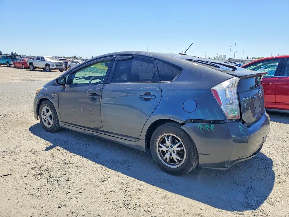 2011 Toyota Prius VIN JTDKN3DU0B5311054 COPART salvage auction — REAR END, Ca - Salvage Certificate, sold $775 on 2026-07-09 (photo 2)