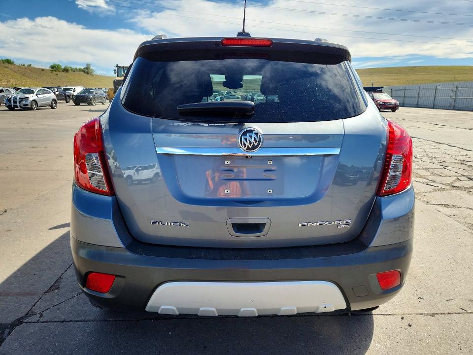 2015 Buick Encore VIN KL4CJFSB7FB059324 COPART salvage auction — HAIL, Co - Certificate Of Title, sold $4,300 on 2026-07-08 (photo 6)