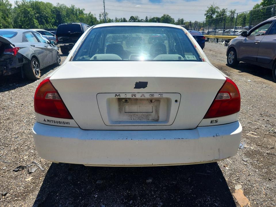 2001 Mitsubishi Mirage VIN JA3AY26C41U051293 COPART salvage auction — FRONT END, MD - CERT OF SALVAGE > 75% DAMAGE, sold $200 on 2026-07-31 (photo 6)