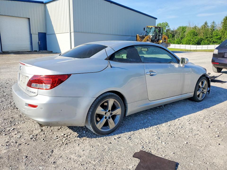 2010 Lexus Is 350 VIN JTHFE2C23A2504048 COPART salvage auction — FRONT END, Ny - Mv-907A Salvage Certificate, sold $550 on 2026-07-27 (photo 3)