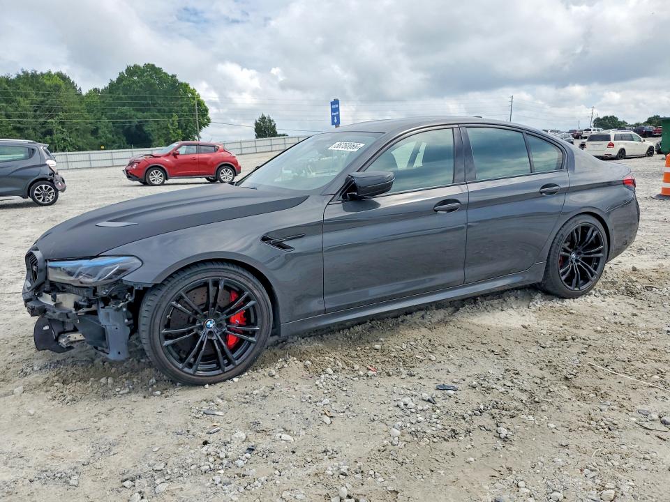 2021 BMW M5 VIN WBS83CH08MCG82044 COPART salvage auction — FRONT END, SC - CERT OF TITLE-SALVAGE, sold $26,250 on 2026-07-27 (photo 1)