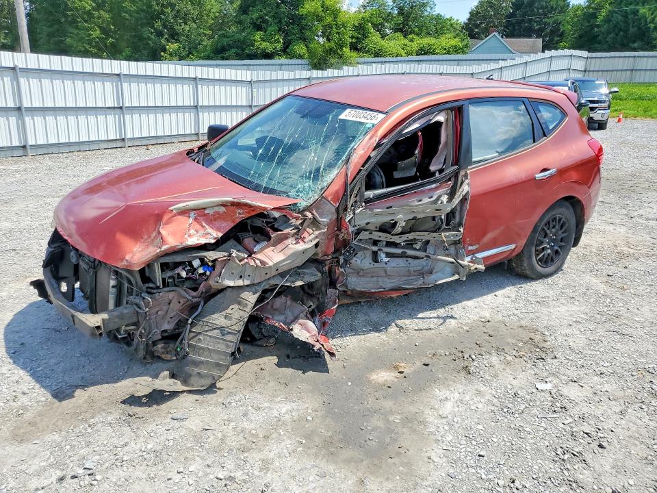 2013 Nissan Rogue VIN JN8AS5MT5DW507435 COPART salvage auction — FRONT END, Nc - Salvage Certificate Of Title, sold $300 on 2026-07-22 (photo 1)