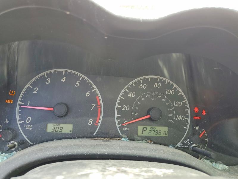2009 Toyota Corolla VIN JTDBL40E59J023994 COPART salvage auction — ROOF, Nc - Salvage Certificate Of Title, sold $550 on 2026-07-23 (photo 9)