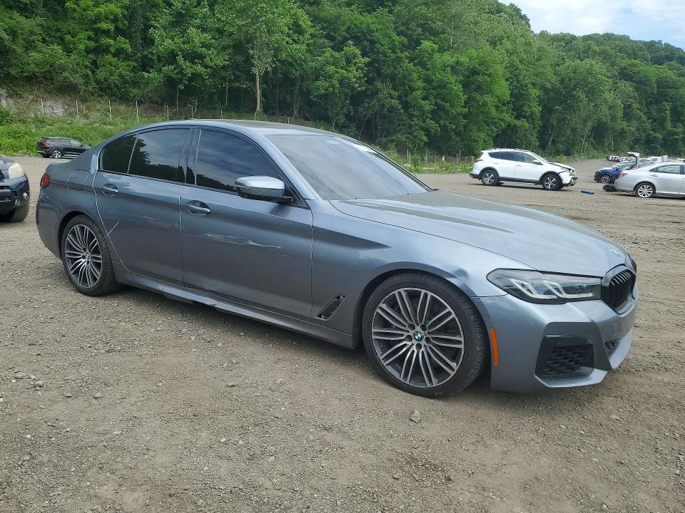 2021 BMW M5 VIN WBA13BK0XMCF38083 COPART salvage auction — SIDE, Ny - Mv-907A Salvage Certificate, sold $18,200 on 2026-07-28 (photo 4)