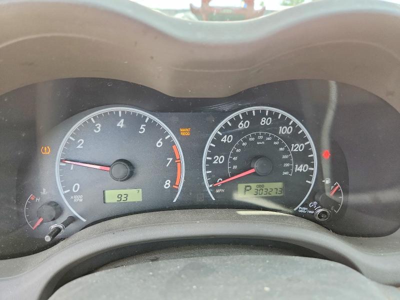 2010 Toyota Corolla VIN 2T1BU4EE1AC353802 COPART salvage auction — FRONT END, FL - CERT OF TITLE SLVG REBUILDABLE, sold $1,200 on 2026-07-02 (photo 9)