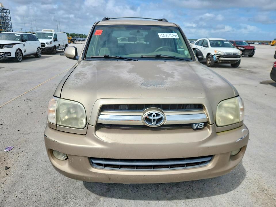 2005 Toyota Sequoia VIN 5TDZT34A35S263462 COPART salvage auction — NORMAL WEAR, MS - CERTIFICATE OF TITLE (P), sold $550 on 2026-07-22 (photo 5)