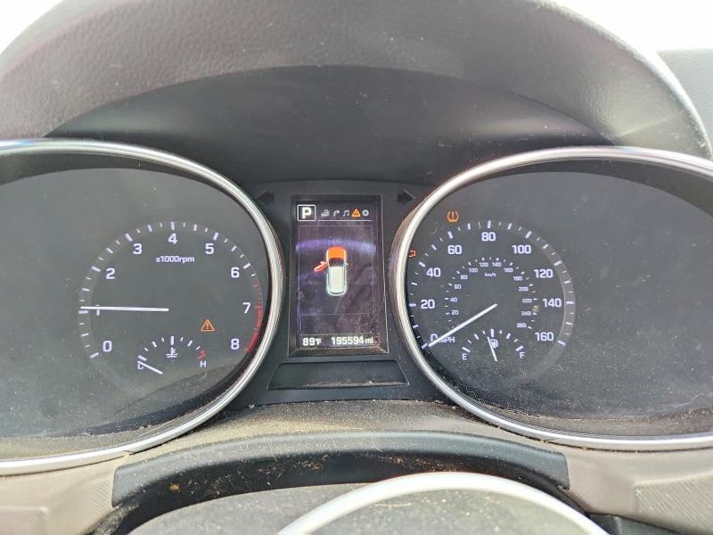 2017 Hyundai Santa fe VIN KM8SR4HF7HU167969 COPART salvage auction — UNDERCARRIAGE, Tx - Certificate Of Title (P), sold $4,700 on 2026-07-09 (photo 9)