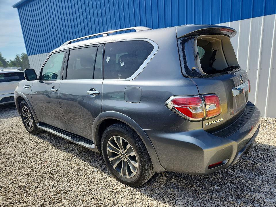 2019 Nissan Armada VIN JN8AY2NC3K9587552 COPART salvage auction — HAIL, Mo - Certificate Of Title, sold $6,900 on 2026-07-06 (photo 2)