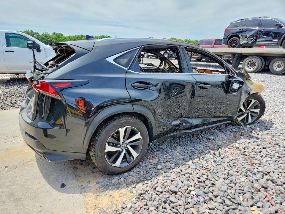 2021 Lexus Nx 300 VIN JTJGARDZ8M5029230 COPART salvage auction — INTERIOR BURN, Mo - Salvage Certificate Of Title, sold $325 on 2026-07-14 (photo 3)
