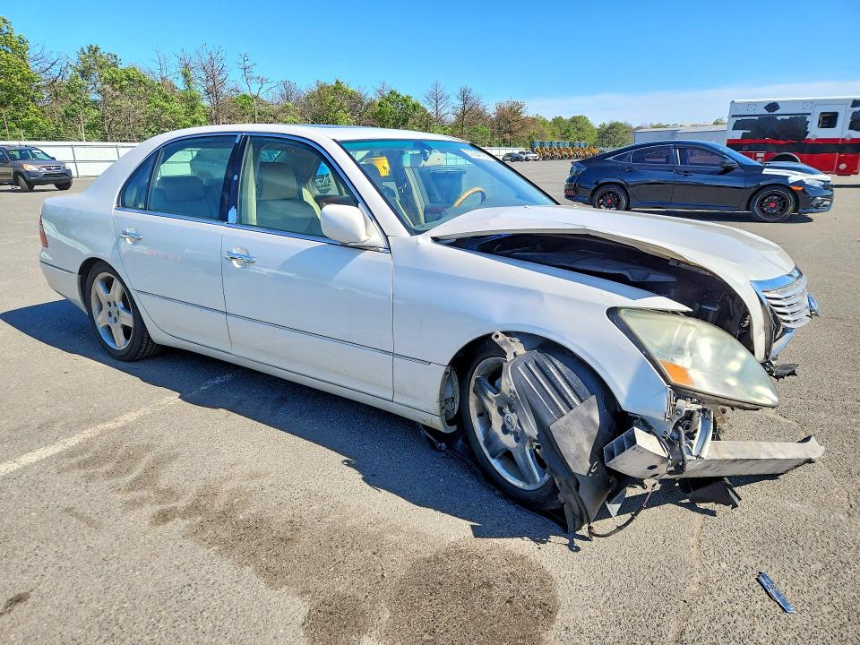 2005 Lexus Ls VIN JTHBN36F155016501 COPART salvage auction — FRONT END, Ny - Mv-907A Salvage Certificate, sold $575 on 2026-07-08 (photo 4)