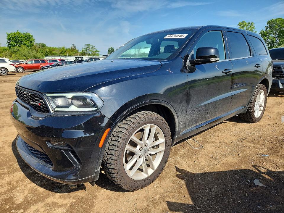 2021 Dodge Durango VIN 1C4RDJDG8MC694935 COPART salvage auction — HAIL, OH - CERT OF TITLE-SALVAGE, sold $13,800 on 2026-07-02 (photo 1)