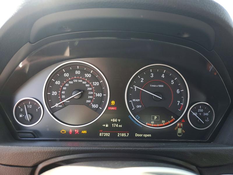 2017 BMW 4er VIN WBA4F7C32HG789461 COPART salvage auction — FRONT END, CA - SALVAGE CERTIFICATE, sold $3,000 on 2026-07-27 (photo 9)