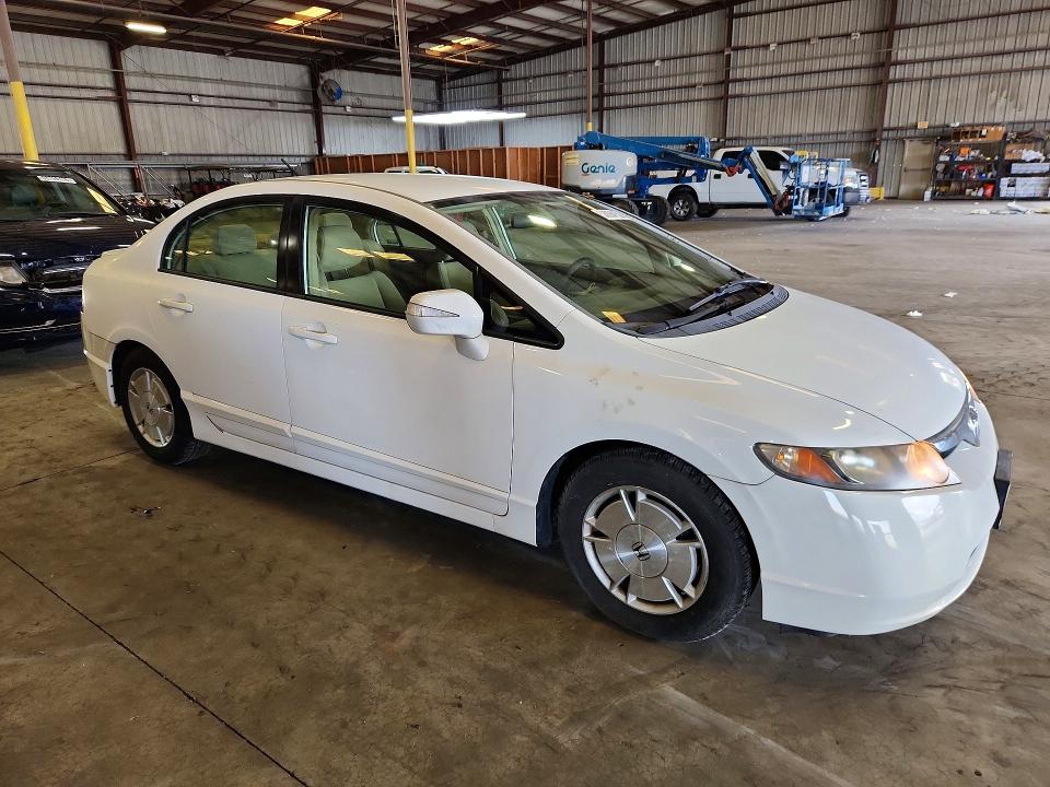 2006 Honda Civic hybrid VIN JHMFA36256S003389 COPART salvage auction — WATER/FLOOD, Fl - Cert Of Title-Flood & Rebuilt, sold $375 on 2026-07-13 (photo 4)