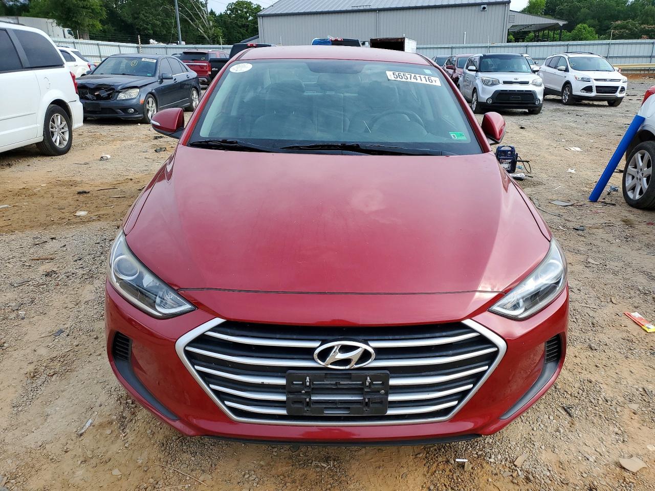 2017 Hyundai Elantra VIN 5NPD84LF2HH187385 COPART salvage auction — Rear End, VA - CERT OF TITLE-SALVAGE HISTORY, sold $2,350 on 2026-07-09 (photo 5)