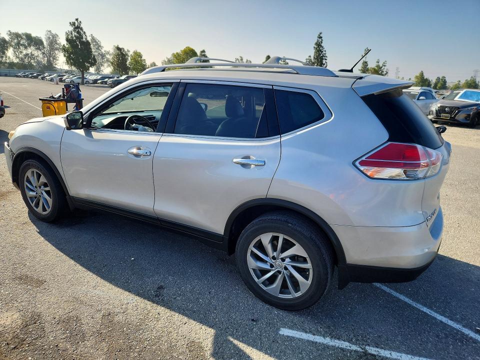 2015 Nissan VIN 5N1AT2MT9FC861580 COPART salvage auction — FRONT END, Ca - Salvage Certificate, sold $1,600 on 2026-07-02 (photo 2)