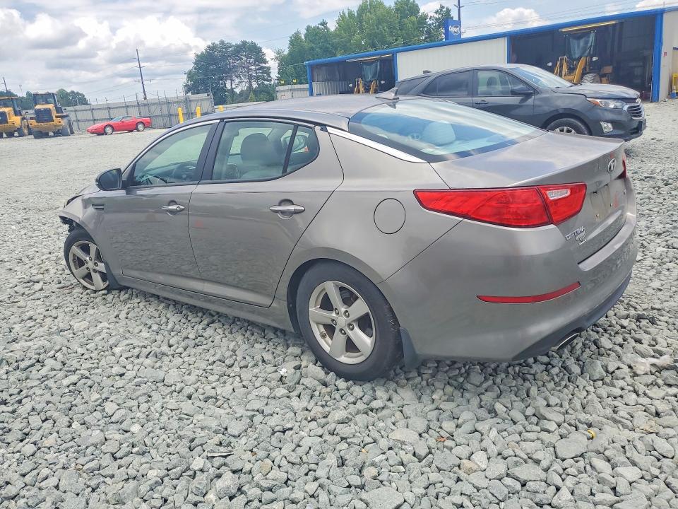 2015 Kia Optima VIN 5XXGM4A79FG351731 COPART salvage auction — FRONT END, Nc - Salvage Certificate Of Title, sold $250 on 2026-07-29 (photo 2)
