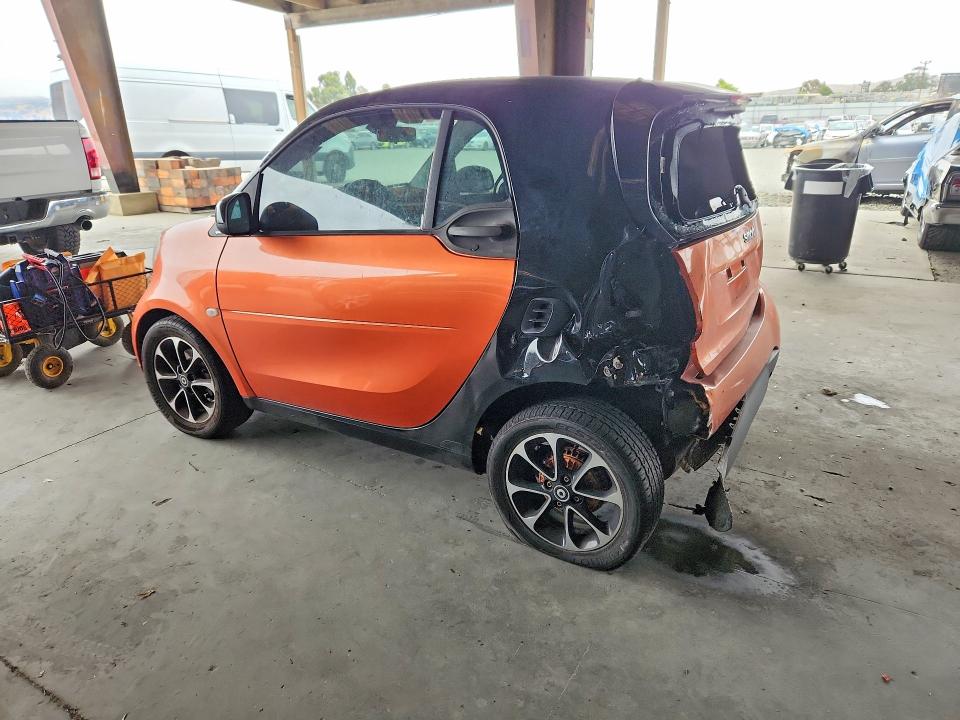 2016 Smart VIN WMEFJ5DA3GK078893 COPART salvage auction — REAR END, Ca - Salvage Certificate, sold $550 on 2026-07-02 (photo 2)