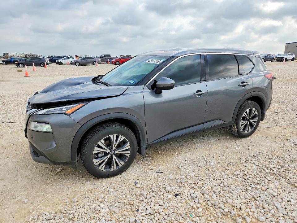 2021 Nissan VIN 5N1AT3BA9MC754498 COPART salvage auction — FRONT END, Tx - Salvage Vehicle Title, sold $100 on 2026-07-23 (photo 1)
