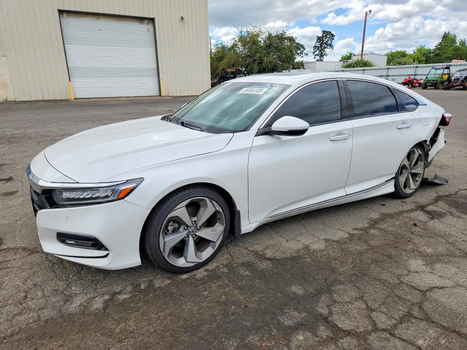 2018 Honda Accord VIN 1HGCV1F94JA013647 COPART salvage auction — REAR END, Or - Salvage Title Certificate, sold $4,650 on 2026-07-27 (photo 1)